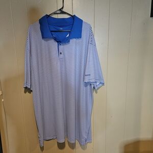 Classic Blue Striped Polo by Nike